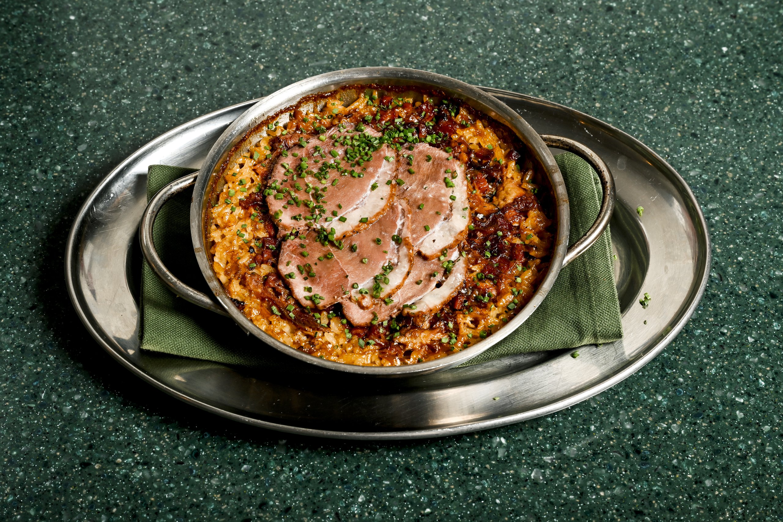 Pato com arroz à Portuguesa