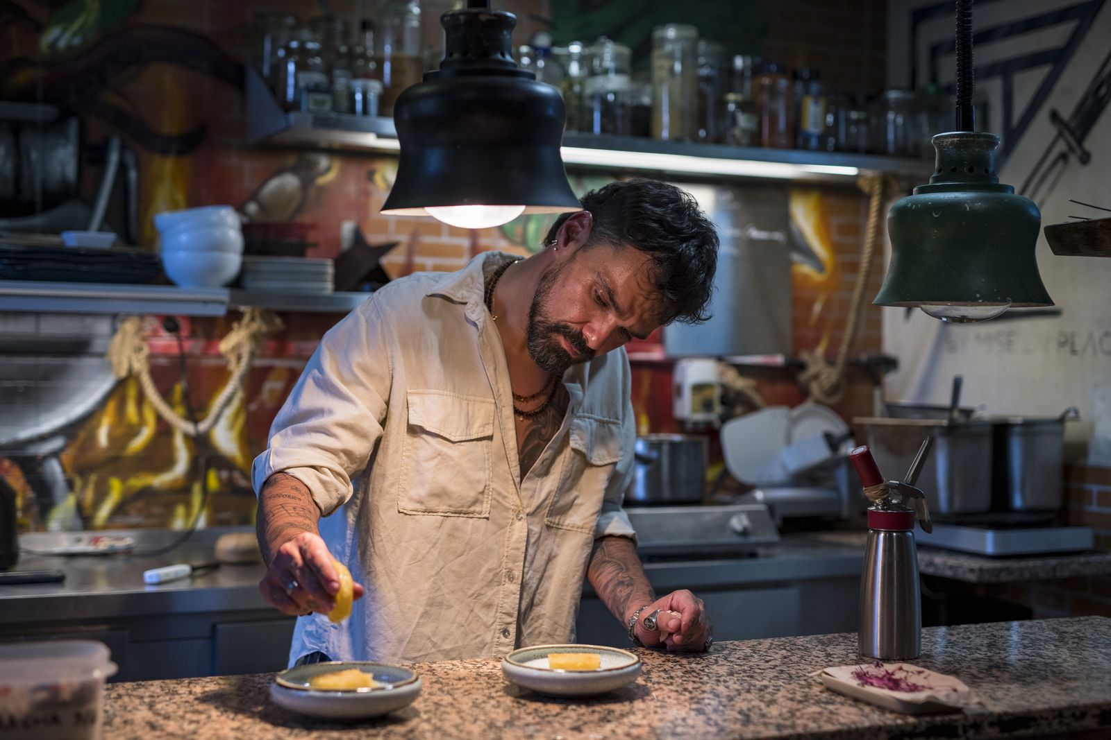 Pão de Ló Torrado — empratamento