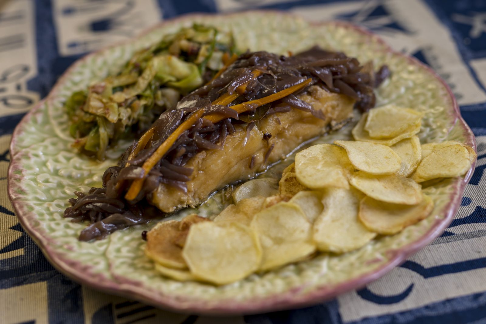 Bacalhau frito de escabeche