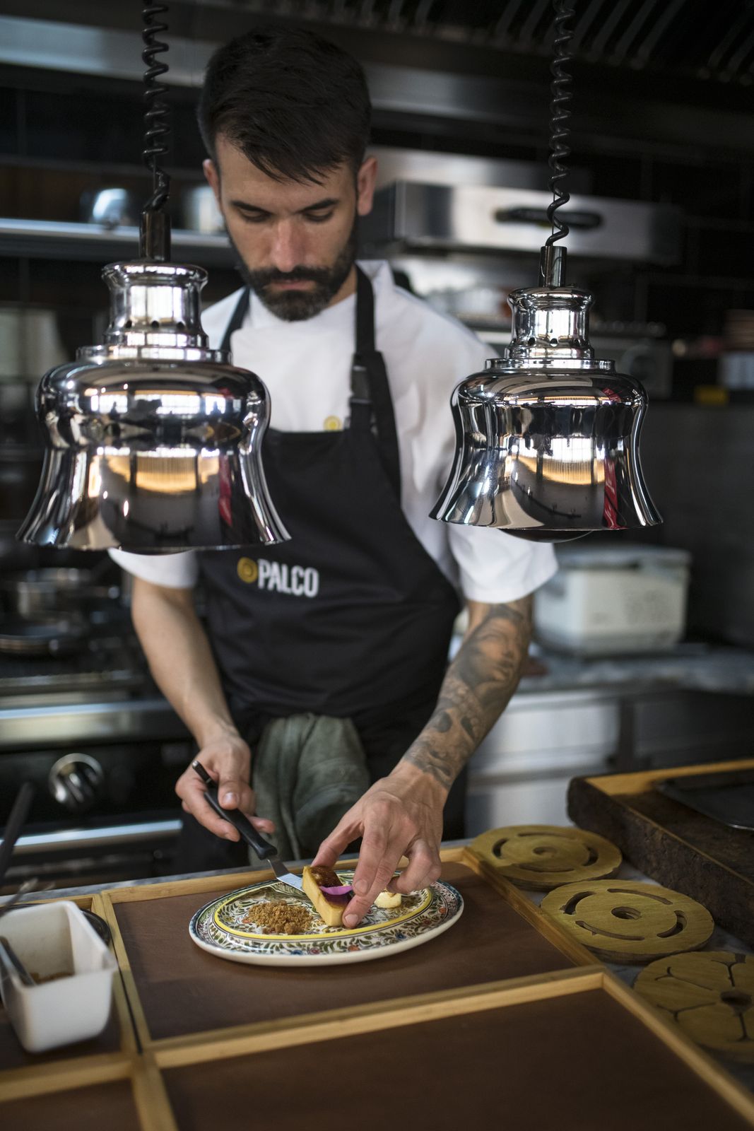 Pudim de pão com leite — empratamento